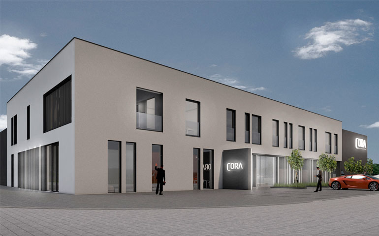 projekt siedziby firmy Cora Lighting w Bytomiu
