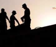 robotnicy budowlani