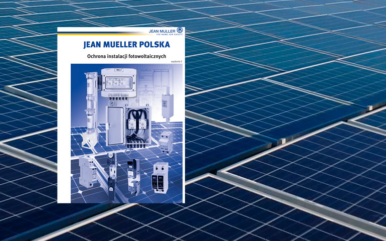 okładka katalogu ochrona instalacji PV Jean Mueller