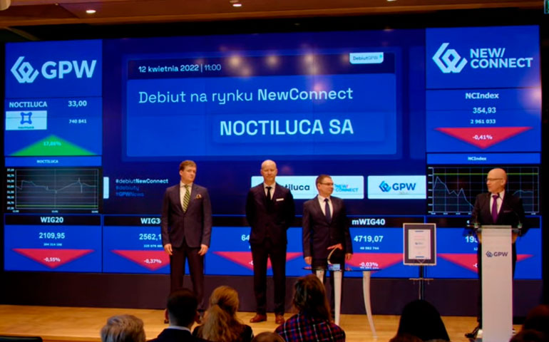 Polska technologia OLED debiutuje na NewConnect