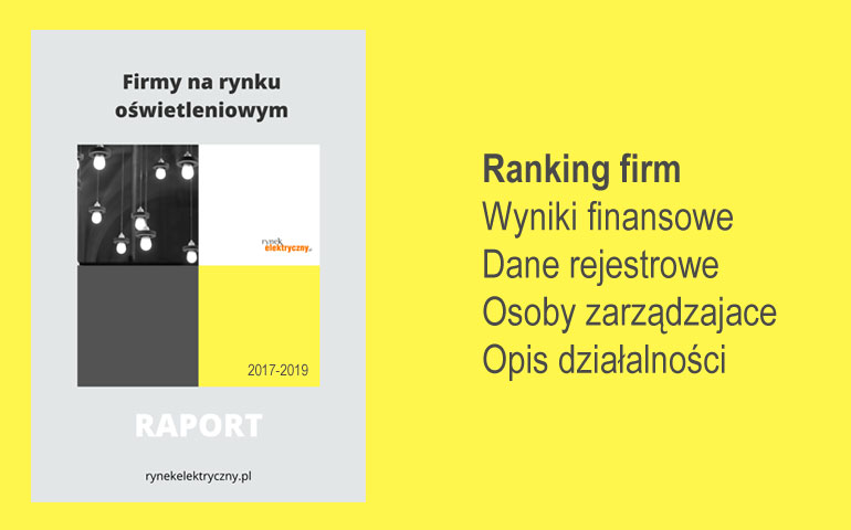 Firmy na rynku oświetleniowym RANKING