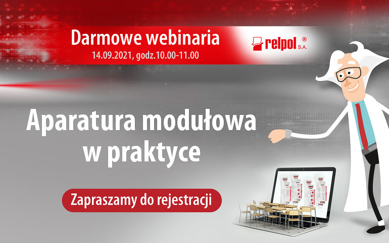webinarium Relpol aparatura modułowa w praktyce