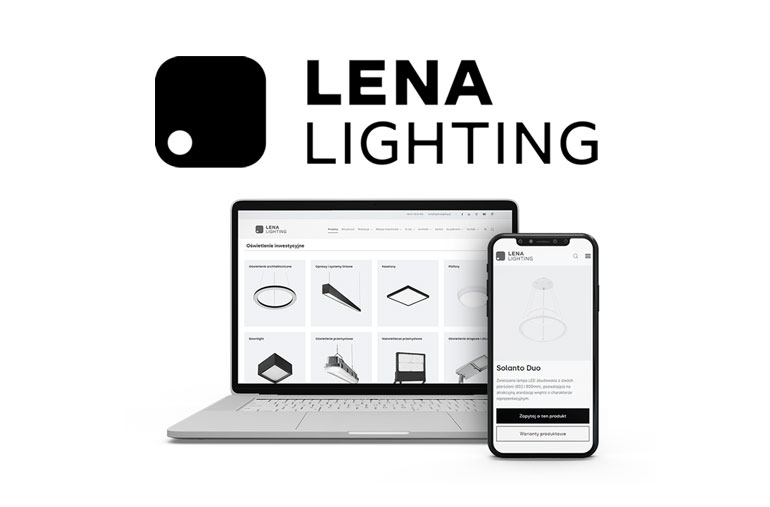 Lena Lighting nowe logo i strona internetowa
