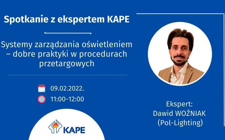 webinar KAPE przetargi w oświetleniu