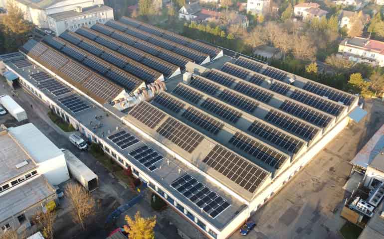 System pv SolarEdge montowany przez Ekosun