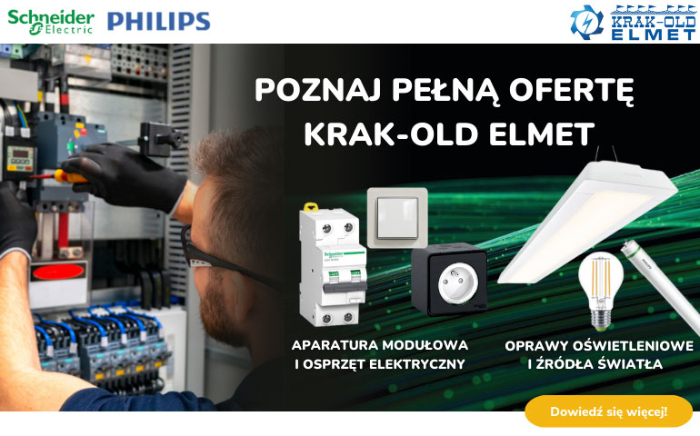 reklama oferty hurtowni elektrycznej Krak-Old Elmet