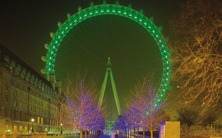 oświetlenie London Eye wykonane przez Signify