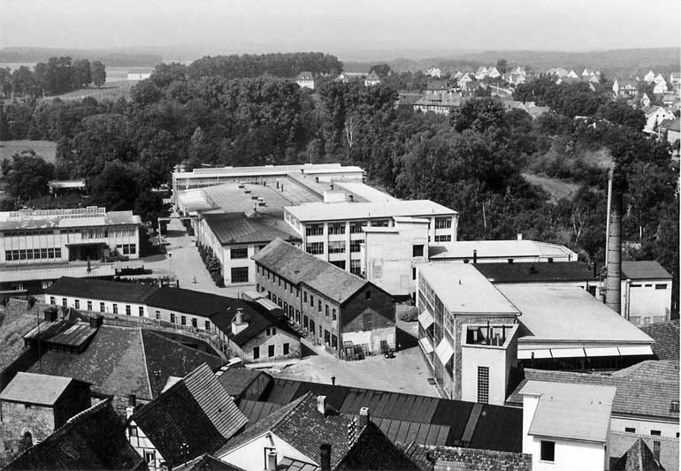 Fabryka LEONI z 1961 roku, w mieście Roth, przy ulicy Stieberstrasse