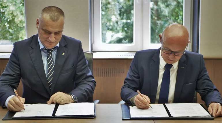 Podpisanie umowy KGHM i Tele-Fonika Kable na dostawy walcówki miedzianej