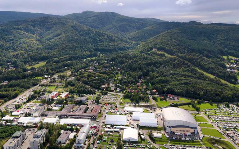Targi Energetab 2025 widziane z drona