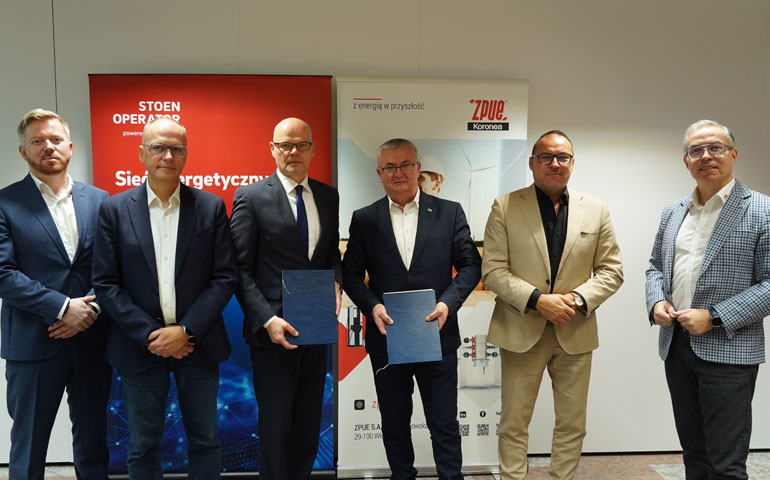 Podpisanie umowy ZPUE i Stoen na dostawy magazynów energii dla Warszawy