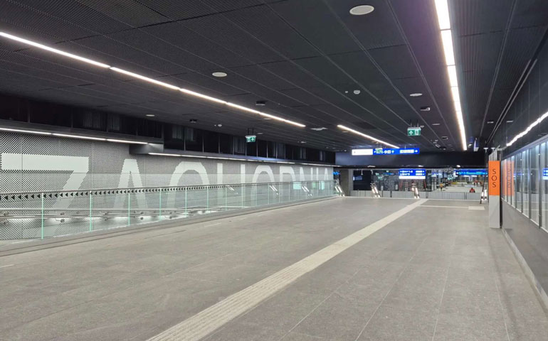 Dworzec Zachodni w Warszawie po remoncie z nowym systemem BMS od SPIE