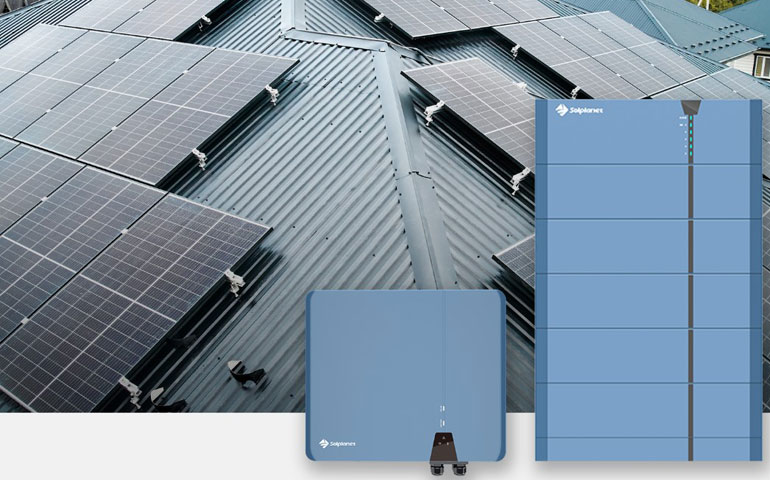 Instalacja fotowoltaiczna z magazynami Solplanet