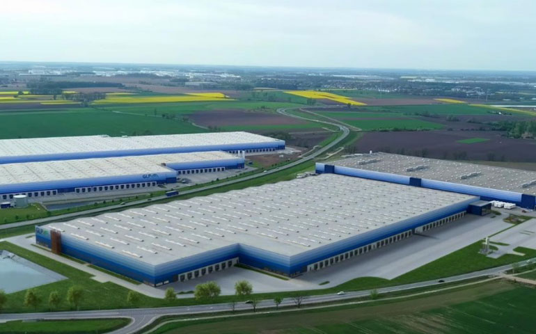 Makieta fabryki falowników fotowoltaicznych Sungrow w Wałbrzychu