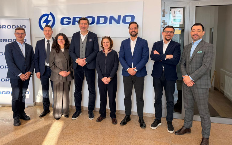 Uczestnicy spotkania zespołów Grodno i Signify 2 lutego 2026 r.