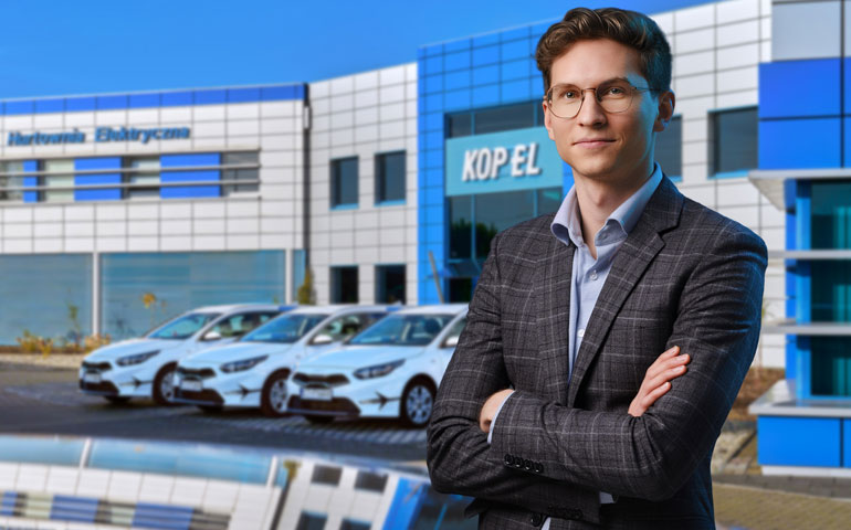 Paweł Srokowski, prezes Hurtowni Elektrycznych KOPEL Sp. z o.o.